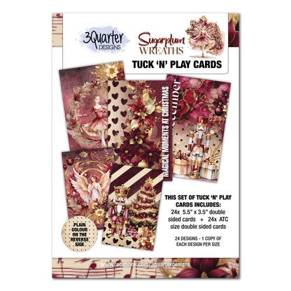 3Quarter Designs Couronne Sucre d'Orge - Cartes Tuck N Play