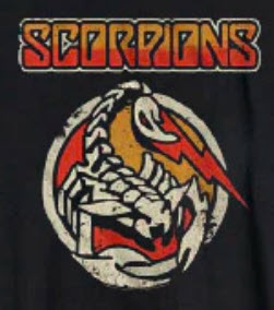 T-shirt Scorpions (Noir)