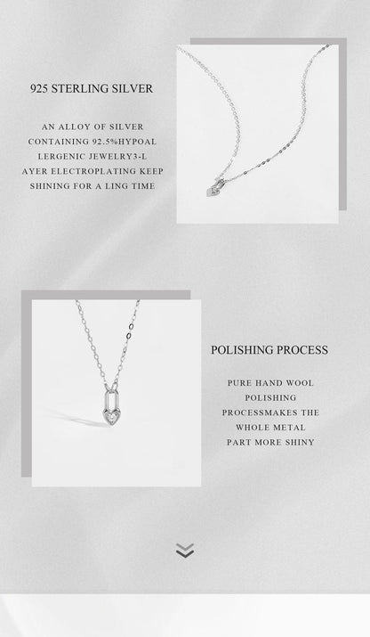 Heartfelt Sterling Silver Pendant Necklace