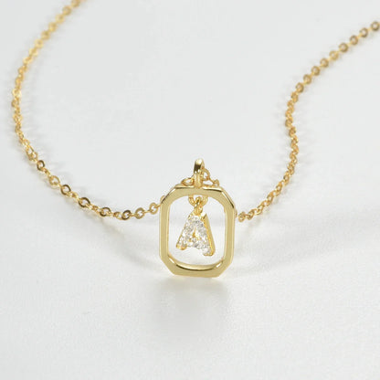 Personalized Initial Necklace in 925 Sterling Silver