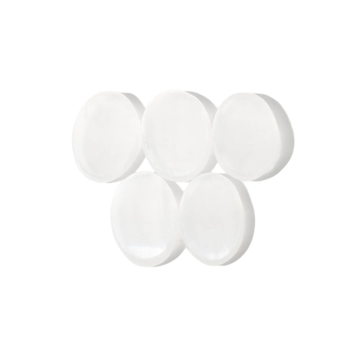 Selenite Worry Stone - Pack of 5