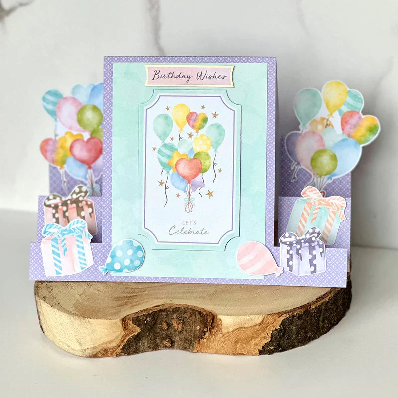 Cartes à étapes - Jolis pastels