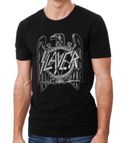 T-shirt Slayer Vintage Aigle Argenté