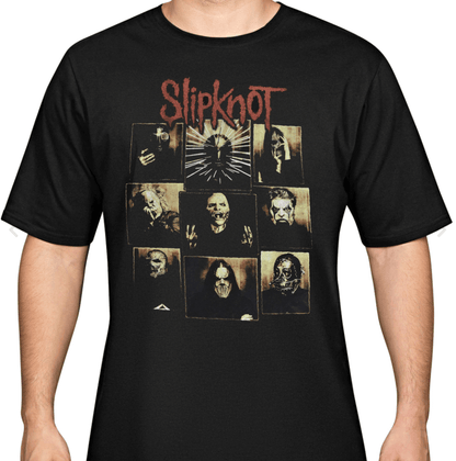 T-shirt photo-collage Slipknot