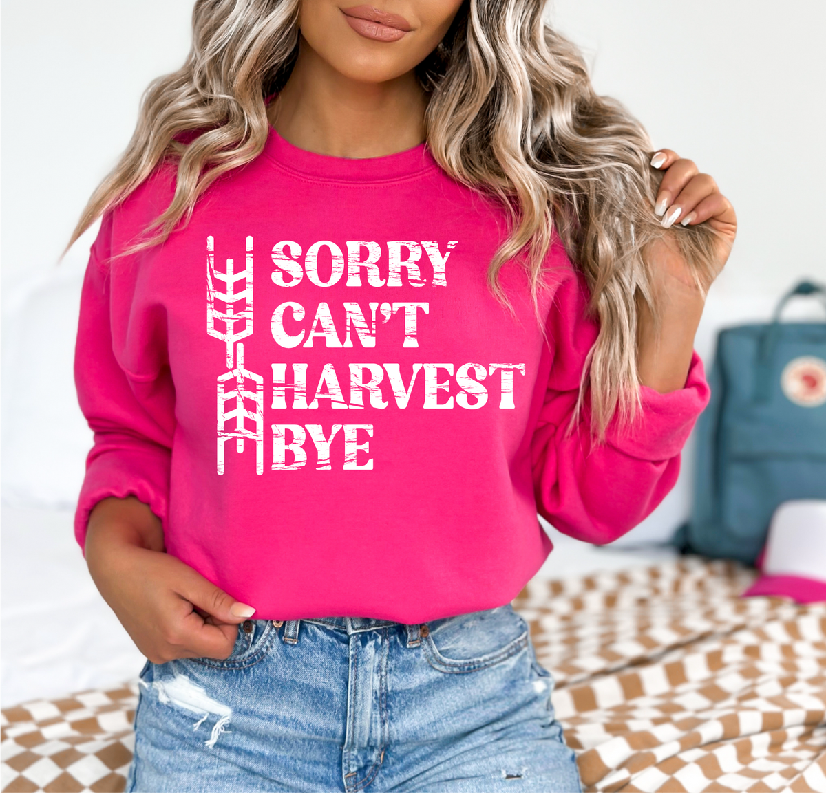 Désolé impossible de récolter, au revoir | T-shirt Unisexe Col Rond | Vêtements de ferme