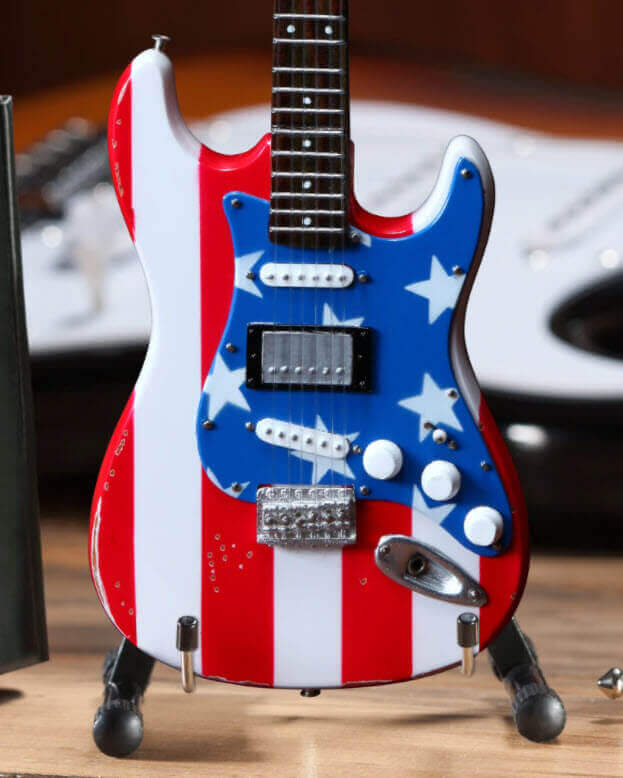 Guitare Réplique Strat™ Stars N' Stripes Flag Fender™ - Wayne Kramer