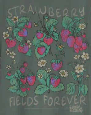 T-shirt The Beatles Strawberry Fields