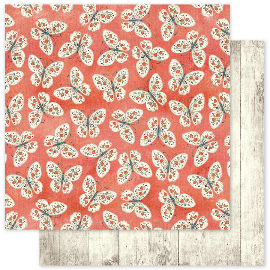 Collection de papiers "Strawberry Friends Basics" 6x6 (34881)