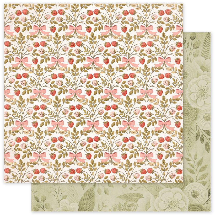 Collection de papiers "Strawberry Friends Basics" 6x6 (34881)