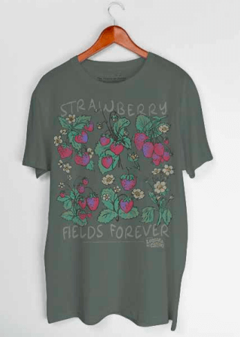 T-shirt The Beatles Strawberry Fields
