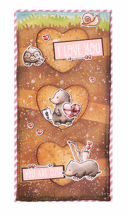 SL Tampon et matrice de découpe Lovely Date Sweet Stories 154x223x1mm 70 pièces n°53