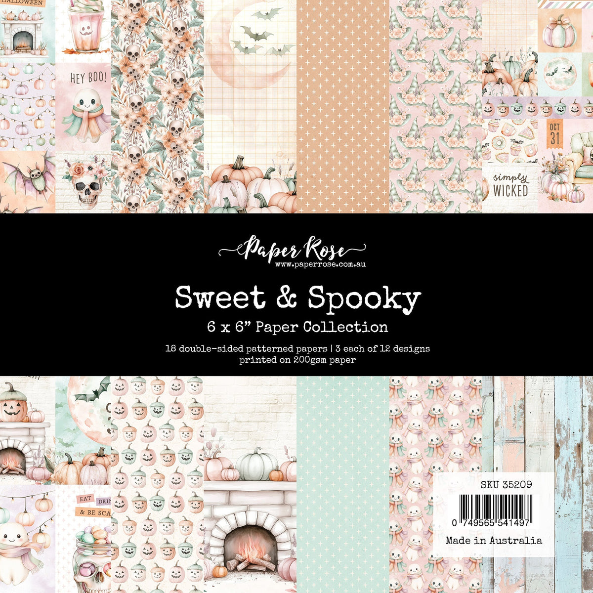 Collection de papiers "Sweet & Spooky" 6x6 35209