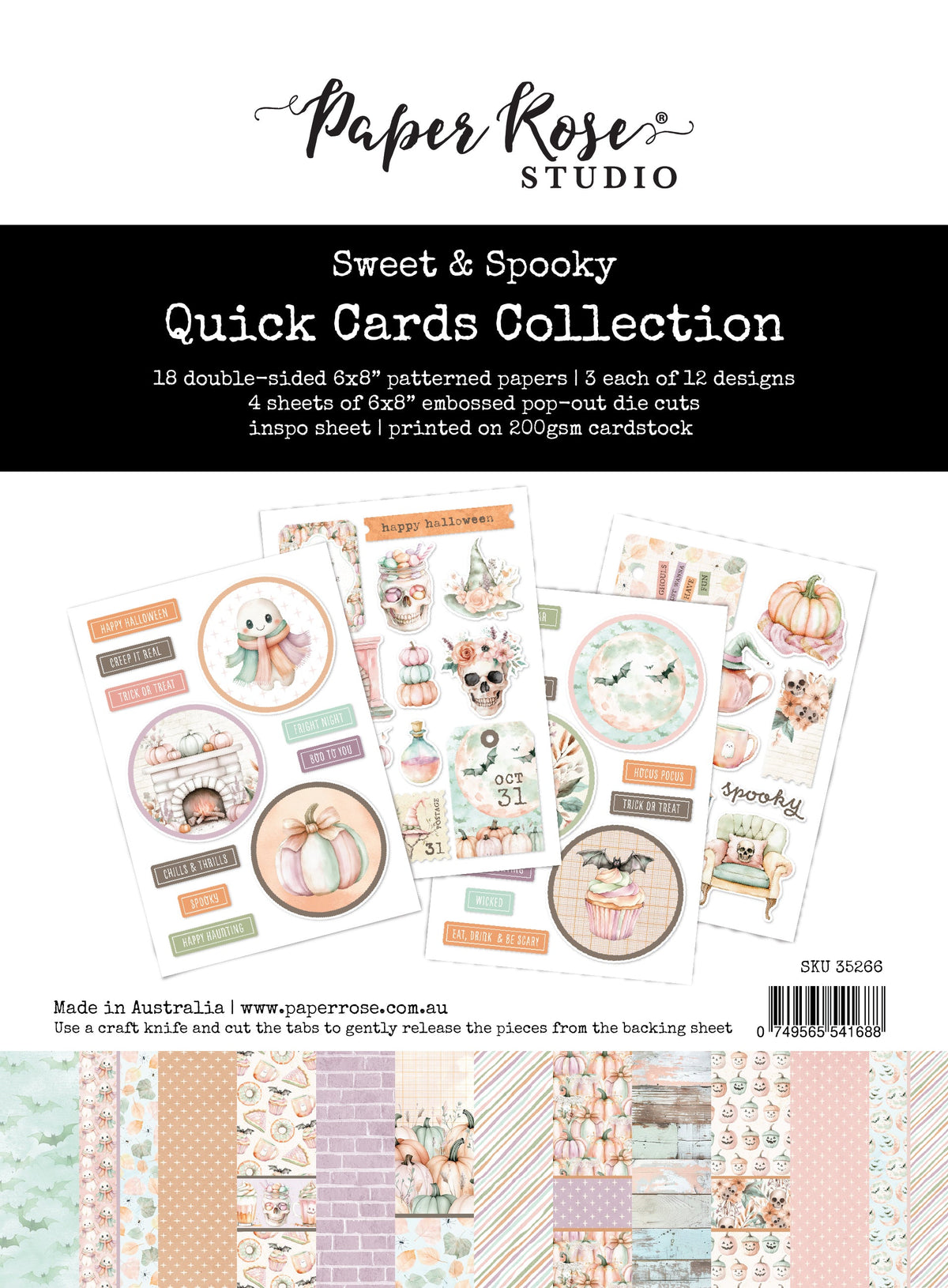 Collection de cartes rapides Doux et Épouvantable 35266