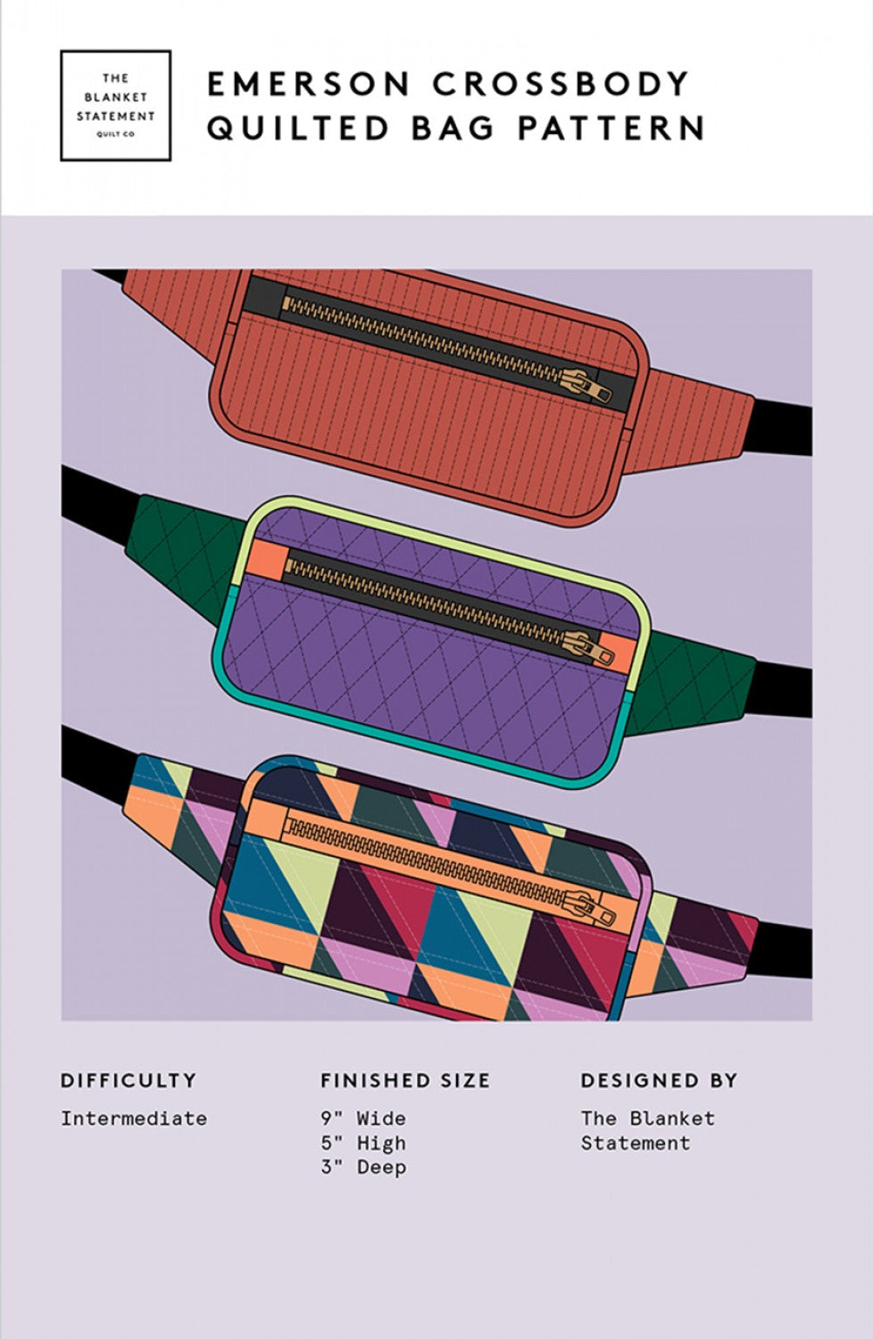 Emerson Crossbody Quilted Bag Pattern