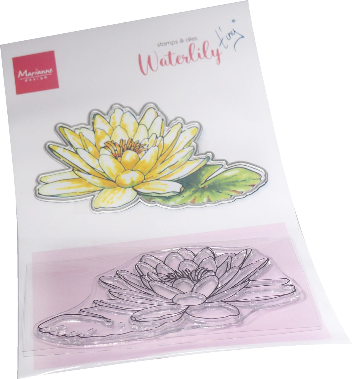 Marianne Design Tampon et Pochoir - Fleurs de Tiny - Nénuphar