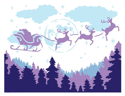 The Crafters Workshop Layered Santa Moon