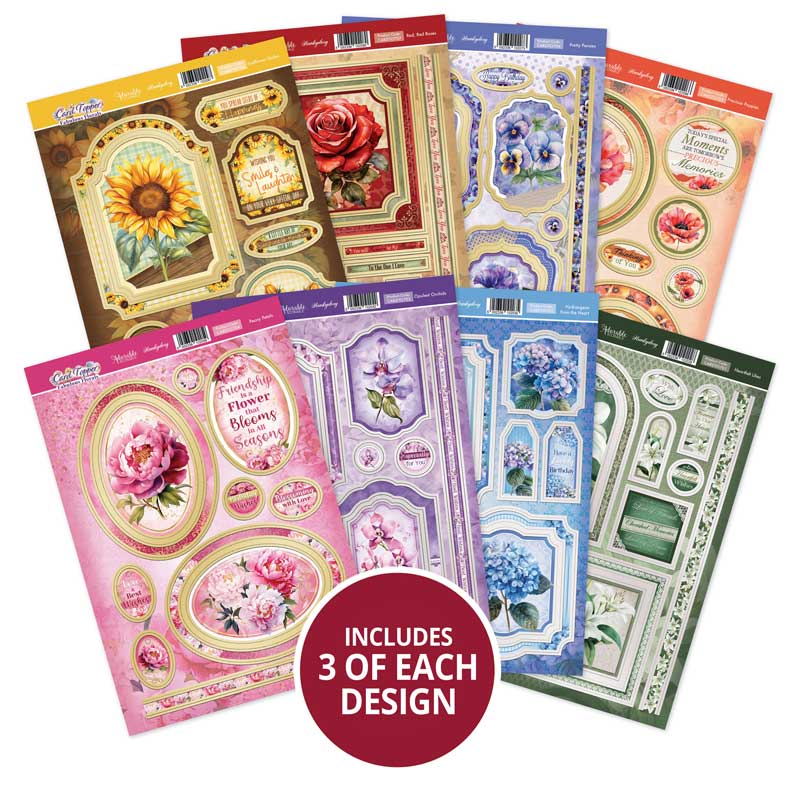 Blocs de décoration de cartes - Floraux fabuleux