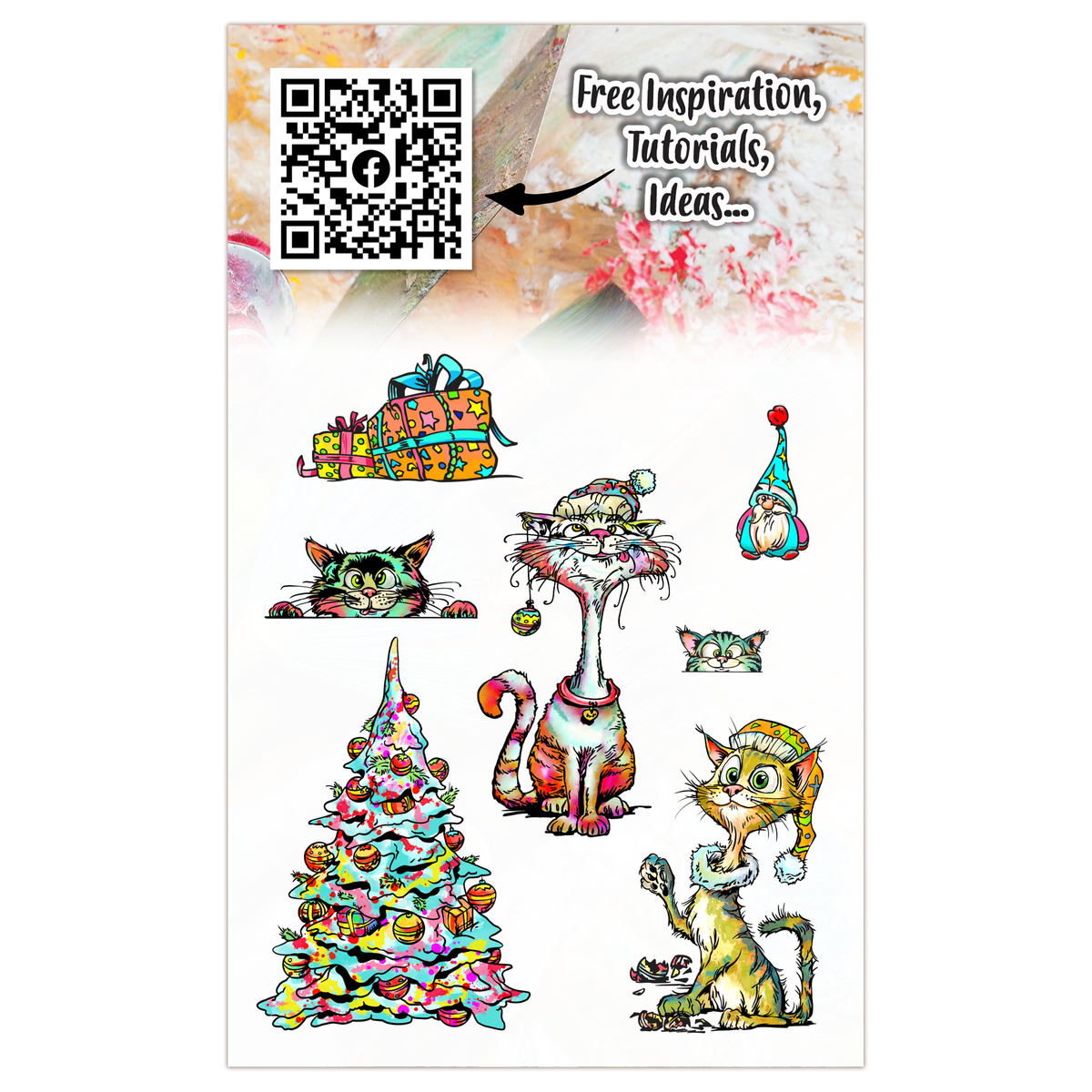 AALL and Create - Set de tampons A6 - Catmas Capers