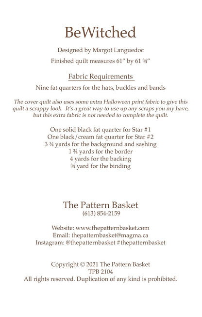The Pattern Basket - BeWitched