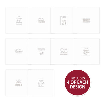Bloc d'inserts métallisés Trim Me ! - Pour Lui - Argent