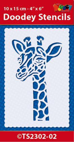 Pochoir Girafe 10x15 cm