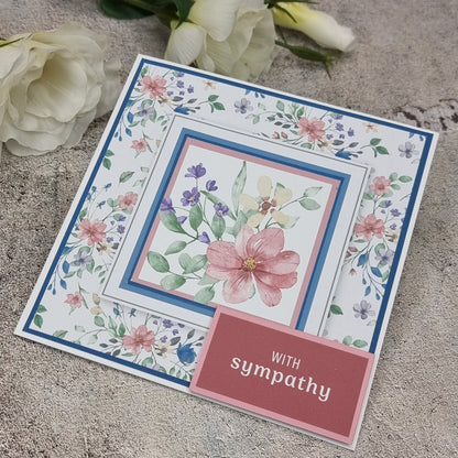 The Paper Boutique Sunny Gardens Cadres et Papiers Inserts pour 15,24 cm x 15,24 cm