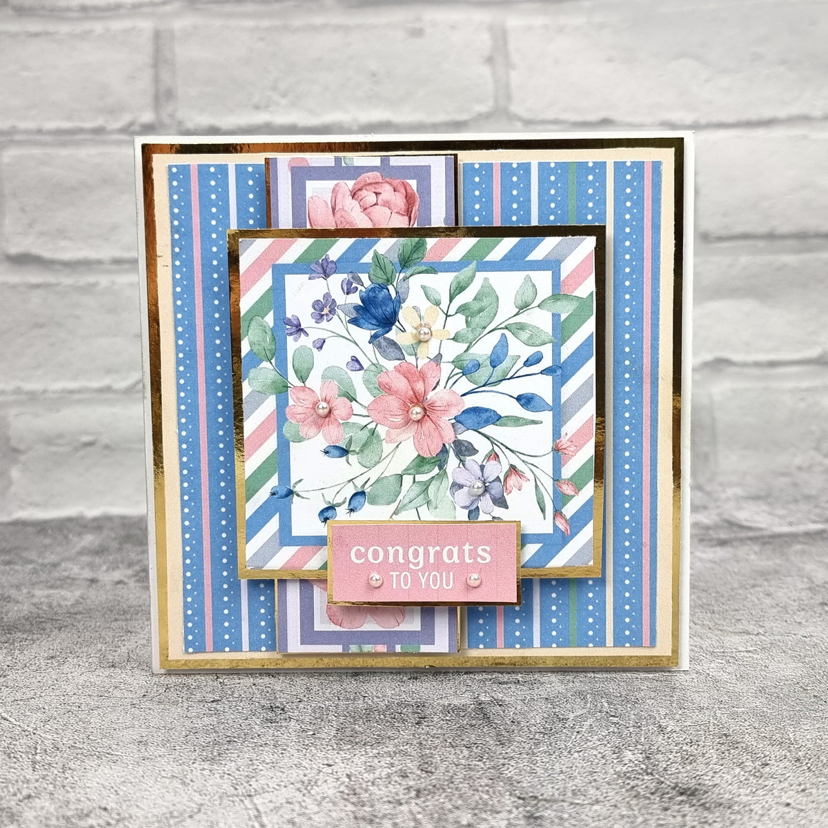 The Paper Boutique Blocs de papier décoratif Sunny Gardens 20,3 cm x 20,3 cm