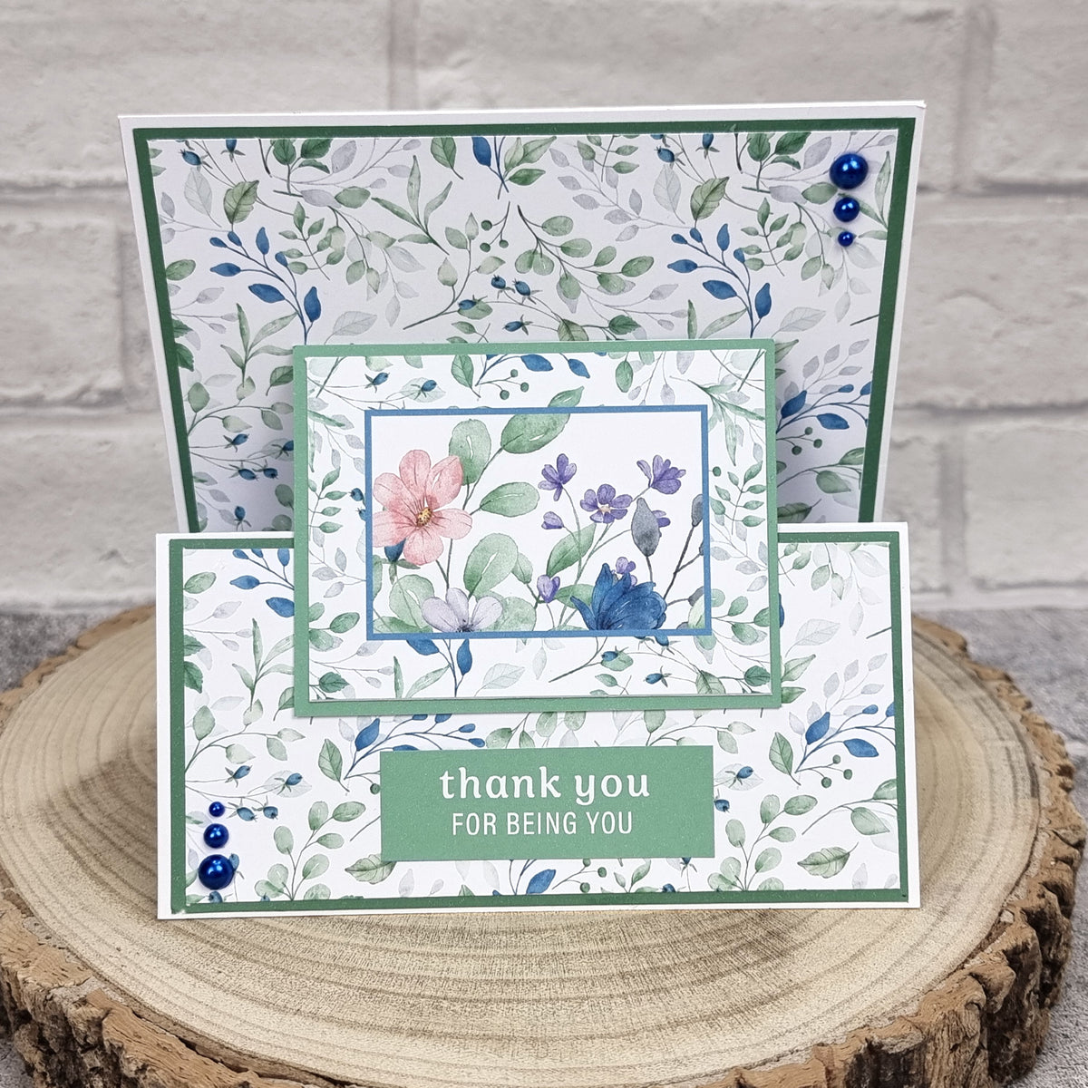 The Paper Boutique Sunny Gardens Bloc de papier 20 x 20 cm