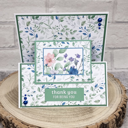 The Paper Boutique Sunny Gardens Bloc de papier 20 x 20 cm