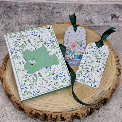 The Paper Boutique Sunny Gardens Bloc de papier 20 x 20 cm