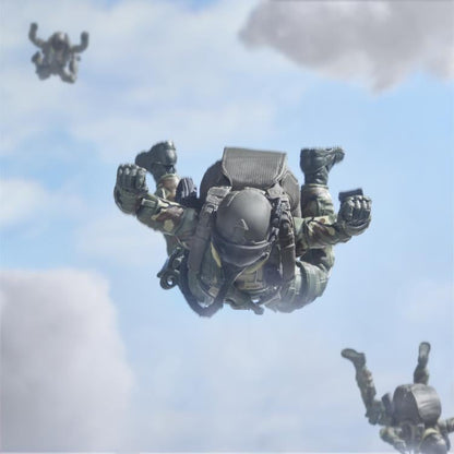 G.I. Joe Classified Series Figurine Pilote d'action 60e anniversaire - HALO - Chute libre à basse altitude - Parachutiste