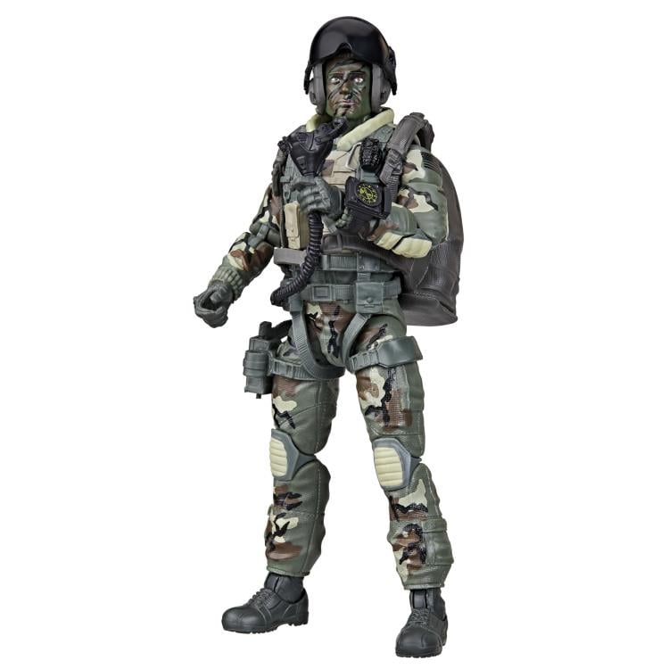 G.I. Joe Classified Series Figurine Pilote d'action 60e anniversaire - HALO - Chute libre à basse altitude - Parachutiste