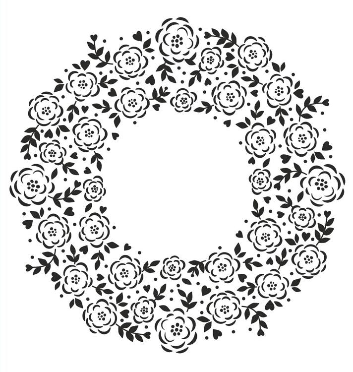 Timbre « Cercle floral »