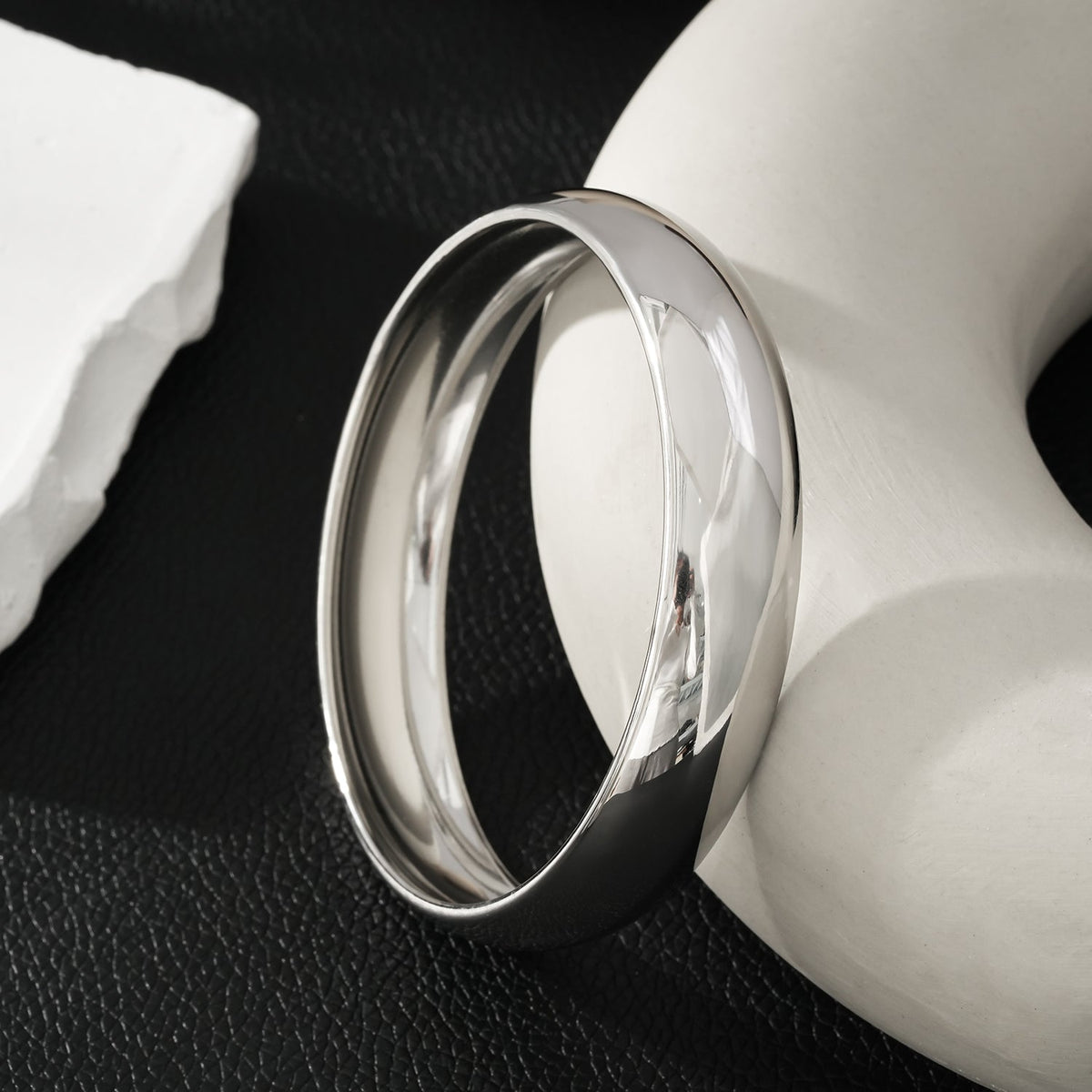 Style UMUAKOT : Bracelet classique en argent à largeur moyenne