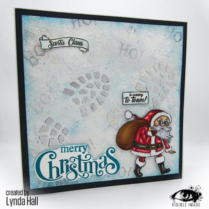 Visible Image Boot Prints Stencil - 6 x 6
