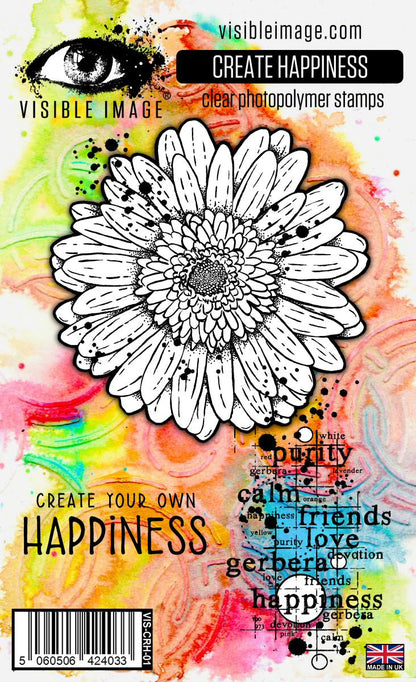 Visible Image Create Happiness - A6 Stamp Set