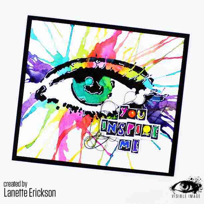 Visible Image Eye Contact Stencil - 6 x 6