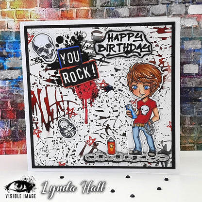 Visible Image Max Rocks - Set de tampons A6