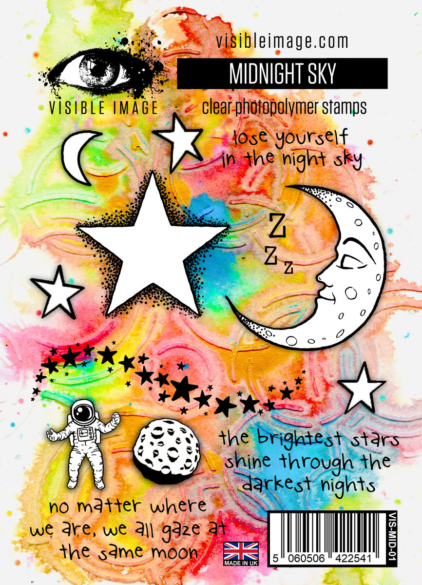 Visible Image Midnight Sky - Set de tampons A6