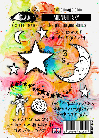 Visible Image Midnight Sky - Set de tampons A6
