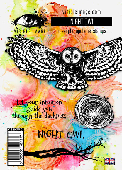 Visible Image Night Owl - A6 Stamp Set