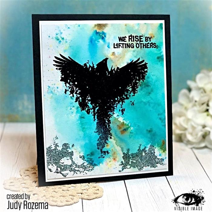 Visible Image Phoenix Rising - Set de tampons A6