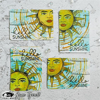 Visible Image Rise And Shine - Lot de tampons A6