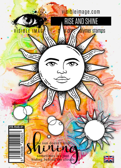 Visible Image Rise And Shine - Lot de tampons A6