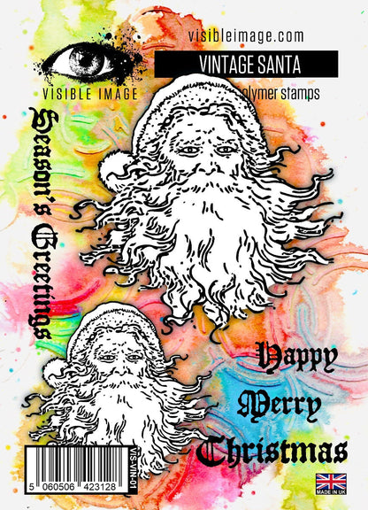 Visible Image Vintage Santa - A6 Stamp Set