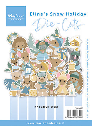 Marianne Design Die-coupes Eline's Snow holiday