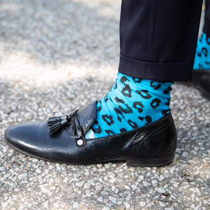 Electric Blue Leopard
