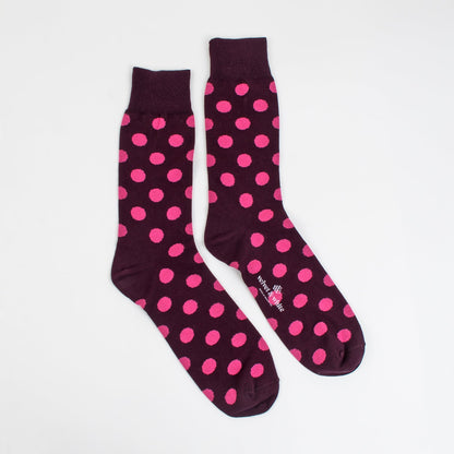 À pois roses