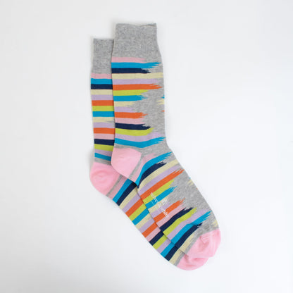 Grey Grunge Stripes