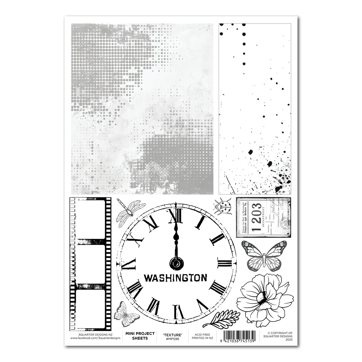 3Quarter Designs Oh Texture - Fiche de mini-projet